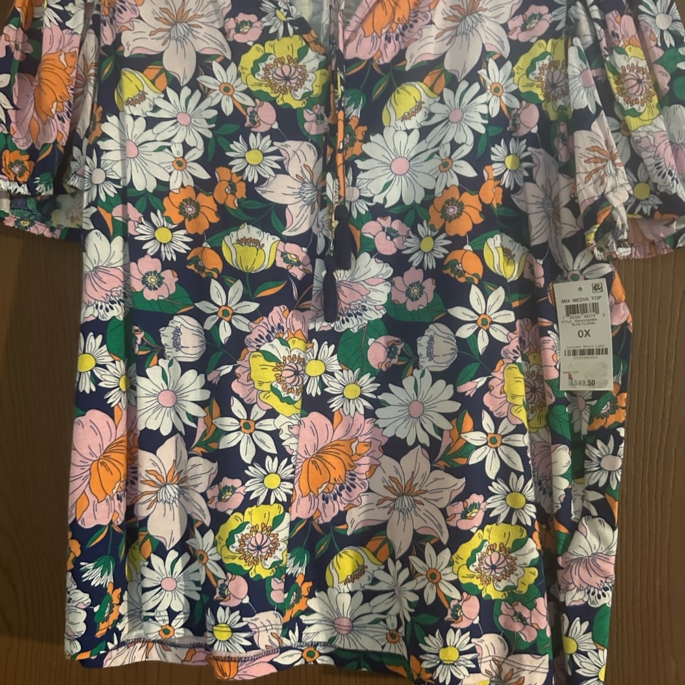 Style & Co. casual shirt in size OX in floral pattern